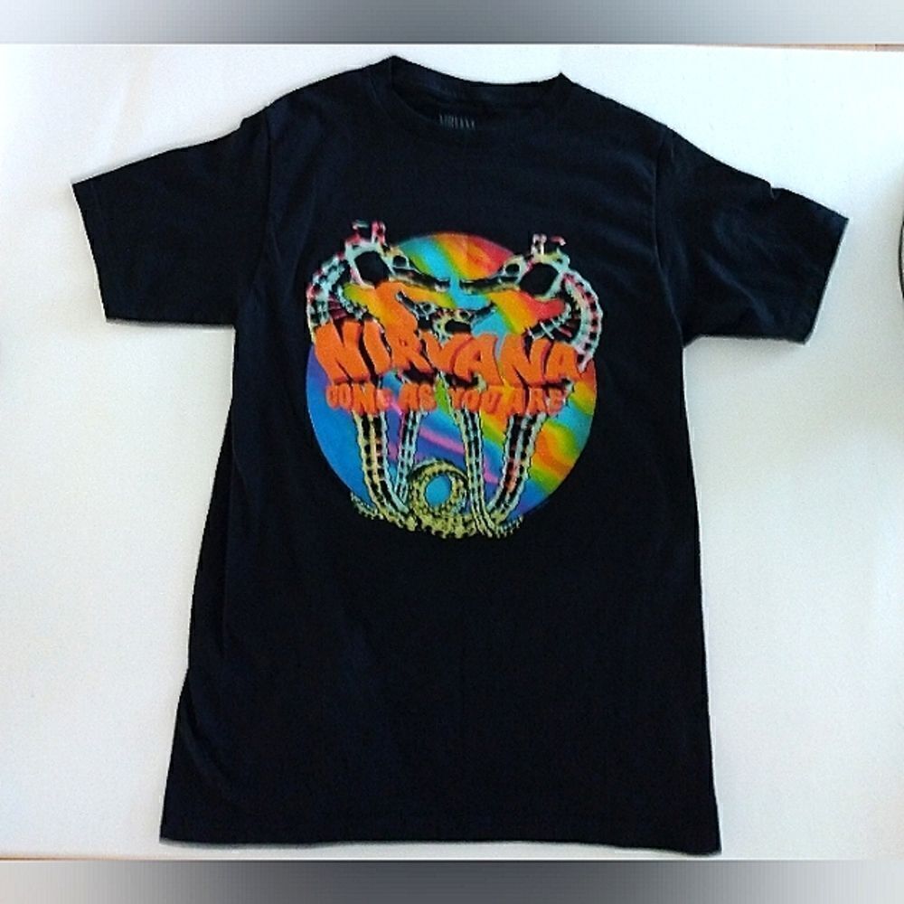 Nirvana Curt Cobain Come as You are T Shirt SZ small GUC Unisex Grunge Rock